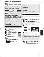 Preview for 49 page of Panasonic Diga DMR-EX86EB Operating Instructions Manual