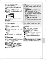 Preview for 69 page of Panasonic Diga DMR-EX86EB Operating Instructions Manual