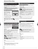 Предварительный просмотр 26 страницы Panasonic Diga DMR-EX89EB Operating Instructions Manual