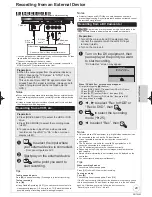 Предварительный просмотр 29 страницы Panasonic Diga DMR-EX89EB Operating Instructions Manual