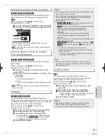 Предварительный просмотр 69 страницы Panasonic Diga DMR-EX89EB Operating Instructions Manual