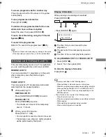 Предварительный просмотр 21 страницы Panasonic Diga DMR-EX97 Operating Instructions Manual