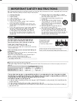 Preview for 3 page of Panasonic Diga DMR-EZ17 Operating Instructions Manual