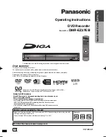 Panasonic Diga DMR-EZ27EB Operating Instructions Manual preview