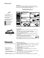 Preview for 5 page of Panasonic Diga DMR-EZ45VEBS Operating Instructions Manual