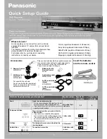 Preview for 1 page of Panasonic Diga DMR-EZ45VEBS Quick Setup Manual