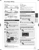 Preview for 35 page of Panasonic Diga DMR-EZ47 Operating Instructions Manual