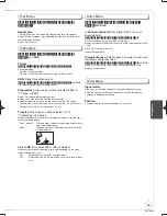 Preview for 43 page of Panasonic Diga DMR-EZ47 Operating Instructions Manual