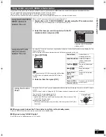 Preview for 17 page of Panasonic Diga DMR-EZ47V Operating Instructions Manual