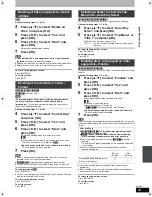 Preview for 59 page of Panasonic Diga DMR-EZ47V Operating Instructions Manual