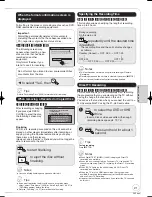 Preview for 21 page of Panasonic Diga DMR-EZ47VEB Operating Instructions Manual