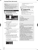 Preview for 50 page of Panasonic Diga DMR-EZ47VEB Operating Instructions Manual