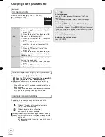 Preview for 52 page of Panasonic Diga DMR-EZ47VEB Operating Instructions Manual