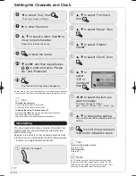 Preview for 12 page of Panasonic Diga DMR-EZ48VEB Operating Instructions Manual