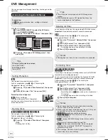 Preview for 60 page of Panasonic Diga DMR-EZ48VEB Operating Instructions Manual