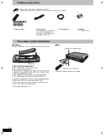 Preview for 4 page of Panasonic Diga DMR-EZ49V Operating Instructions Manual