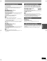 Preview for 37 page of Panasonic Diga DMR-EZ49V Operating Instructions Manual