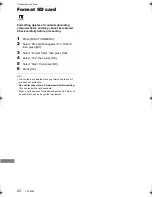 Preview for 62 page of Panasonic Diga DMR-PWT420 Operating Instructions Manual