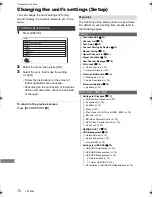 Предварительный просмотр 70 страницы Panasonic Diga DMR-PWT420 Operating Instructions Manual