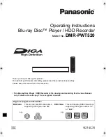 Panasonic Diga DMR-PWT520 Operating Instructions Manual preview