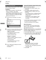 Preview for 20 page of Panasonic Diga DMR-PWT520 Operating Instructions Manual