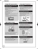 Предварительный просмотр 2 страницы Panasonic DIGA DMR-XS350EB Operating Instructions Manual