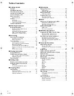 Preview for 4 page of Panasonic Diga DMR-XS380 Operating Instructions Manual