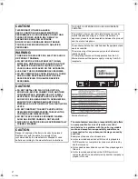 Preview for 2 page of Panasonic Diga DMR-XS385 Operating Instructions Manual