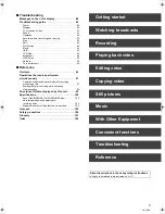 Preview for 5 page of Panasonic Diga DMR-XS385 Operating Instructions Manual