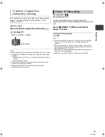 Preview for 29 page of Panasonic Diga DMR-XS385 Operating Instructions Manual