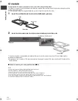 Preview for 12 page of Panasonic Diga DMR-XS400 Operating Instructions Manual