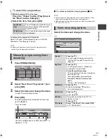 Preview for 33 page of Panasonic Diga DMR-XS400 Operating Instructions Manual