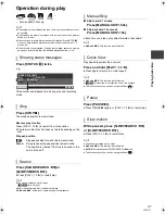 Preview for 41 page of Panasonic Diga DMR-XS400 Operating Instructions Manual