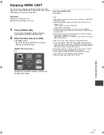 Preview for 71 page of Panasonic Diga DMR-XS400 Operating Instructions Manual