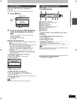 Preview for 21 page of Panasonic Diga DMR-XW300 Operating Instructions Manual