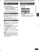 Preview for 35 page of Panasonic Diga DMR-XW300 Operating Instructions Manual