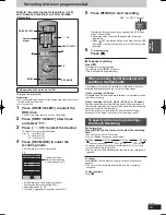 Preview for 23 page of Panasonic Diga DMR-XW350 Operating Instructions Manual