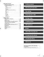 Preview for 5 page of Panasonic DIGA DMR-XW380 Operating Instructions Manual