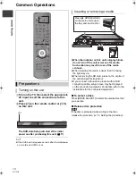 Preview for 14 page of Panasonic DIGA DMR-XW380 Operating Instructions Manual