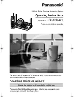 Panasonic Digital Answering Device Operating Instructions Manual preview