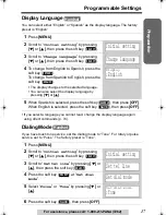 Предварительный просмотр 17 страницы Panasonic Digital Answering Device Operating Instructions Manual