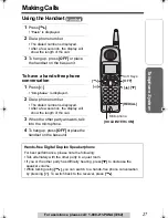 Предварительный просмотр 27 страницы Panasonic Digital Answering Device Operating Instructions Manual