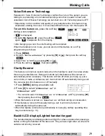 Предварительный просмотр 29 страницы Panasonic Digital Answering Device Operating Instructions Manual