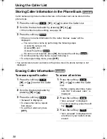 Предварительный просмотр 38 страницы Panasonic Digital Answering Device Operating Instructions Manual