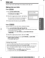 Предварительный просмотр 45 страницы Panasonic Digital Answering Device Operating Instructions Manual