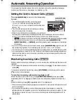 Предварительный просмотр 58 страницы Panasonic Digital Answering Device Operating Instructions Manual