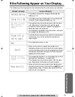 Предварительный просмотр 75 страницы Panasonic Digital Answering Device Operating Instructions Manual