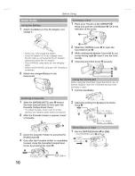 Предварительный просмотр 10 страницы Panasonic Digital Paimcorder MultiCam PV-GS19 Operating Instructions Manual