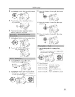 Предварительный просмотр 11 страницы Panasonic Digital Paimcorder MultiCam PV-GS19 Operating Instructions Manual