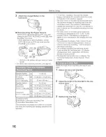 Предварительный просмотр 16 страницы Panasonic Digital Paimcorder MultiCam PV-GS19 Operating Instructions Manual